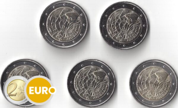 2 euro Duitsland 2022 - Erasmus ADFGJ UNC