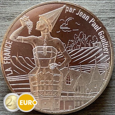 10 Euro Frankreich 2017 - Jean-Paul Gaultier - Burgund