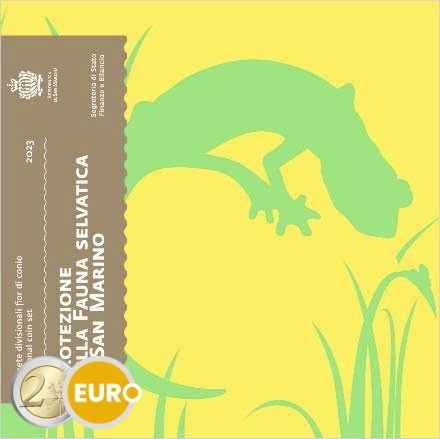 Serie de euro BU FDC San Marino 2023 + 5 euros