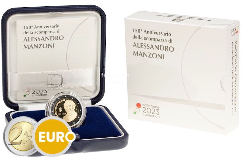 2 euros Italia 2023 - Alessandro Manzoni BE Proof