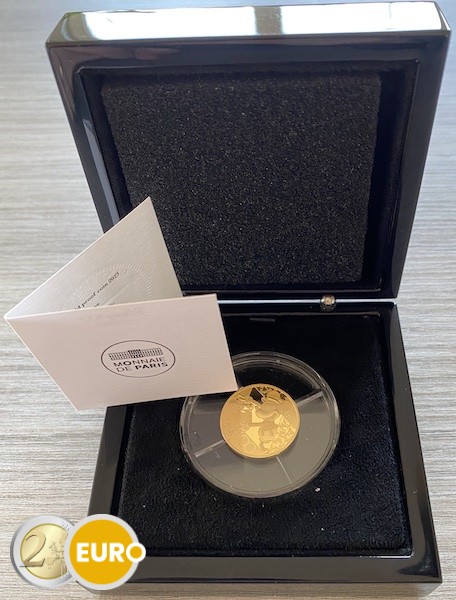 50 euro Frankrijk 2023 - 100 jaar Disney - Mickey Mouse BE Proof Goud