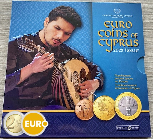 Série euro BU FDC Chypre 2023 - Instruments de musique traditionnels