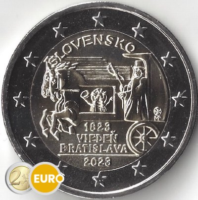 2 euro Slovakia 2023 - Express mail on horseback UNC