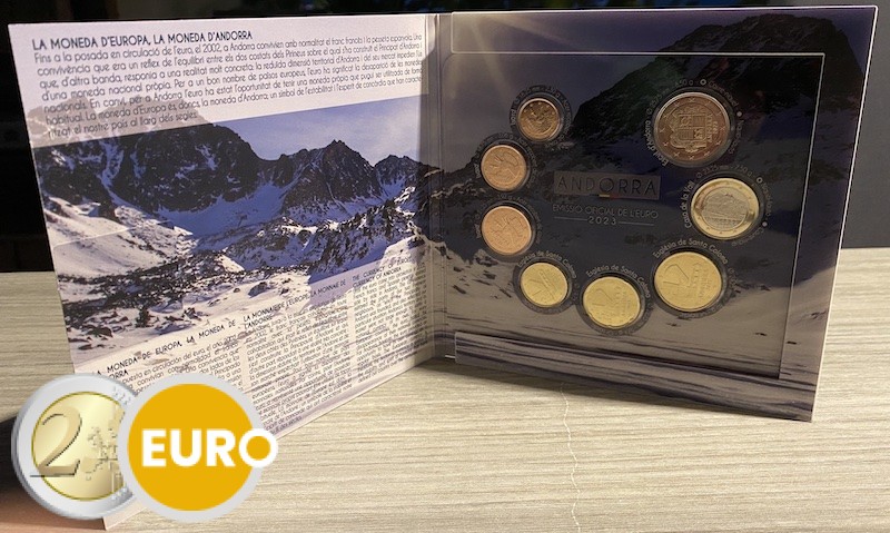 Serie de euro BU FDC Andorra 2023