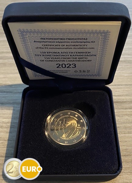 2 euro Griekenland 2023 - Constantin Carathéodory BE Proof