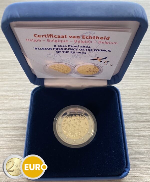 2 euro Belgium 2024 - EU presidency BE Proof