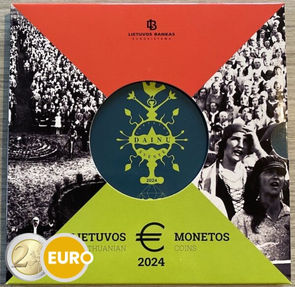 Euro set BU FDC Lithuania 2024