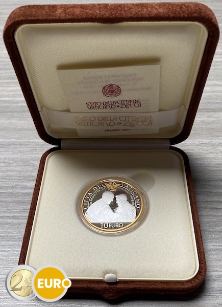 10 Euro Vatikan 2023 - Benedikt XVI PP Silber Gold