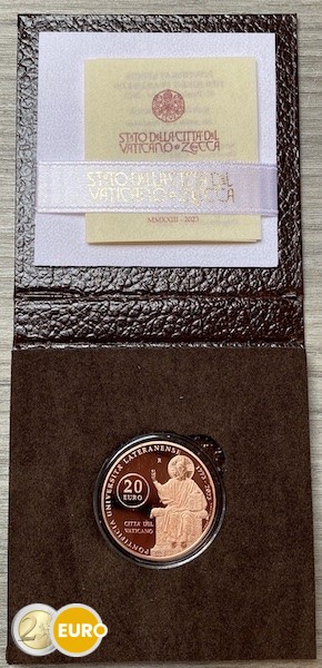 20 euro Vatican 2023 - Pontifical Lateran University BE Proof copper