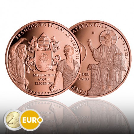 20 euros Vaticano 2023 - Pontificia Universidad Lateranense BE Proof cobre