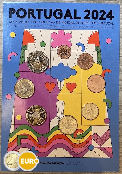 Euro set BU FDC Portugal 2024