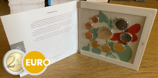 Euro set BU FDC San Marino 2024 + 5 euro butterfly