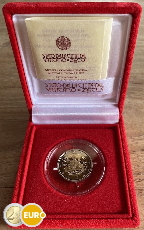 2 euros Vaticano 2024 - Tomás de Aquino BE Proof