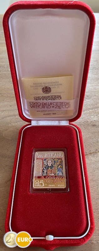 25 euro Vatican 2024 - Thomas Aquinas BE Proof Silver coloured