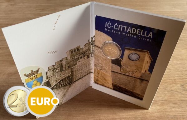 2 euros Malte 2024 - Citadelle de Gozo BU FDC Coincard
