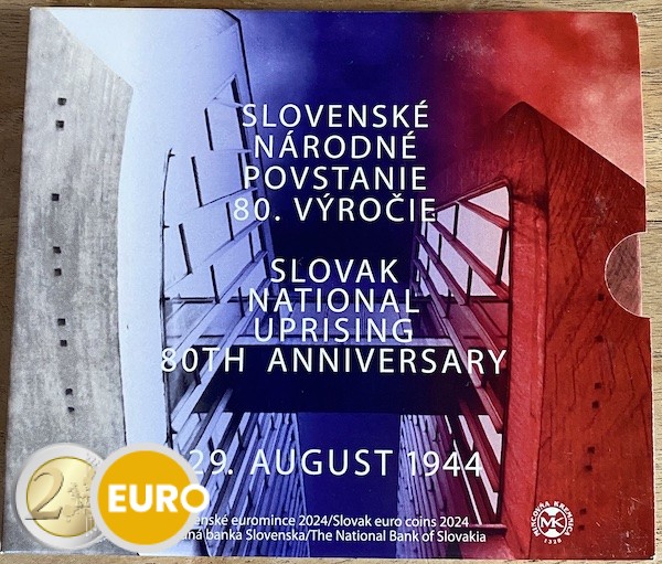 Euro set BU FDC Slowakije 2024 - Slowaakse Nationale Opstand
