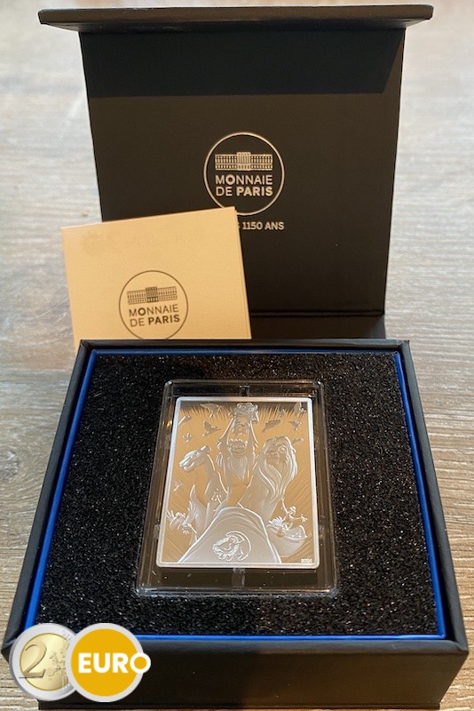 10 euros France 2024 - 30 ans Le Roi Lion BE Proof argent rectangulaire