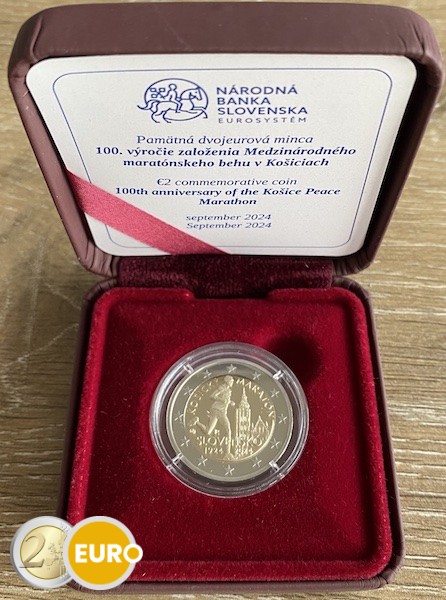 2 euros Slovaquie 2024 - Marathon Košice BE Proof
