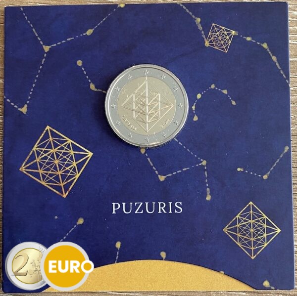 2 euro Letland 2024 - Himmeli Puzuris stromobiel BU FDC Coincard