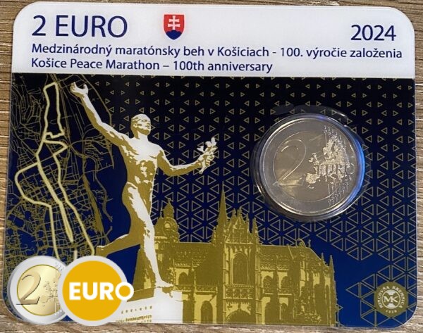 2 euro Slovakia 2024 - Marathon Košice UNC Coincard