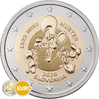 2 euros Eslovenia 2025 - Miki Muster BE Proof