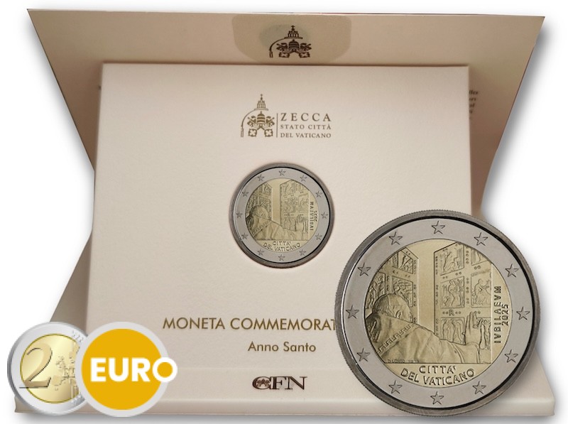 2 euros Vaticano 2025 - Año Santo BU FDC