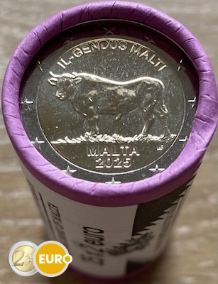 Rollo 2 euros Malta 2025 - Buey maltés