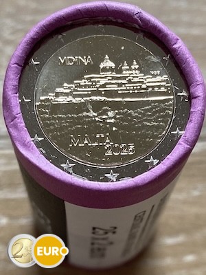 Rollo 2 euros Malta 2025 - Mdina
