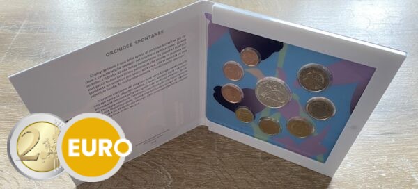 Euro set BU FDC San Marino 2025 + 5 euro orchid