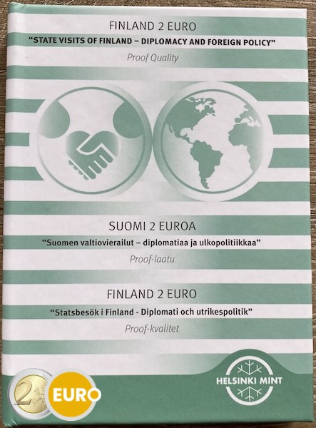 2 euros Finlandia 2025 - Diplomacia y Política Exterior BE Proof