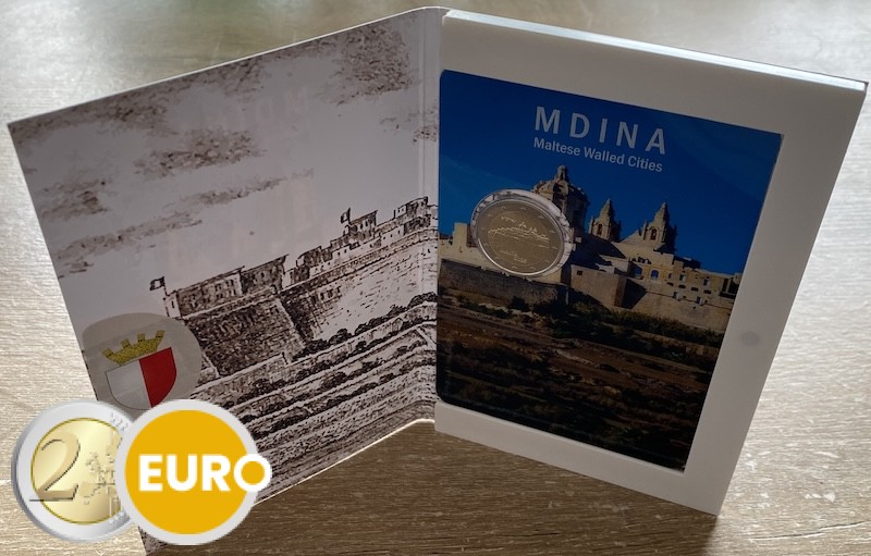 2 euros Malta 2025 - Mdina BU FDC Coincard