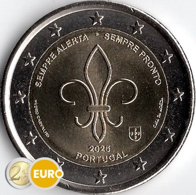 2 euros Portugal 2025 - Scouts y Movimientos Juveniles UNC