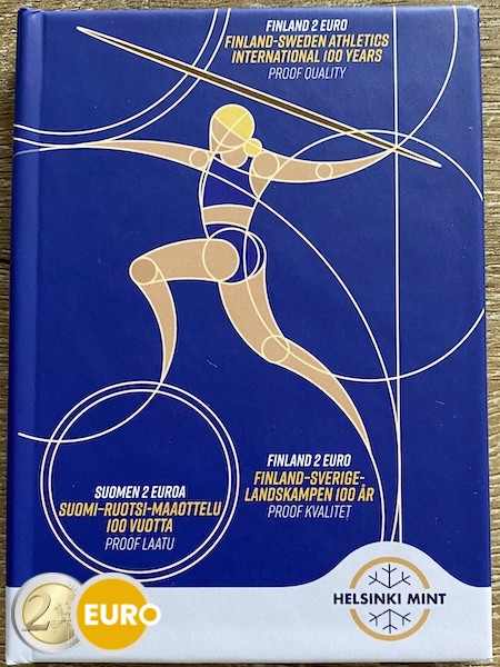 2 euros Finlandia 2025 - Juegos de Atletismo BE Proof