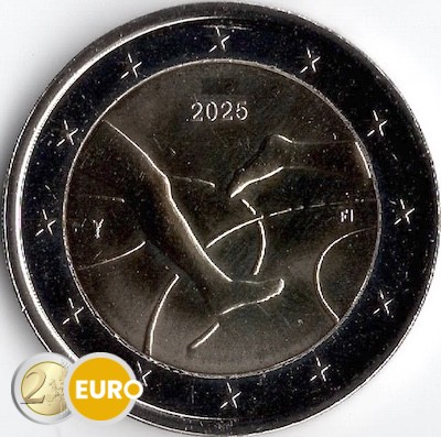 2 euros Finlandia 2025 - Juegos de Atletismo UNC