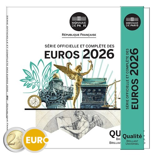 Serie de euro BU FDC Francia 2026