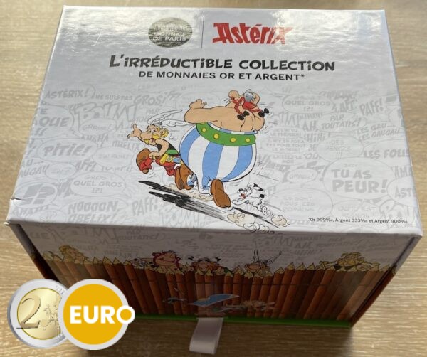 9 x 10 euros + 2 x 50 euros Francia 2022 - Asterix UNC plata en blister - Volumen 1 + caja