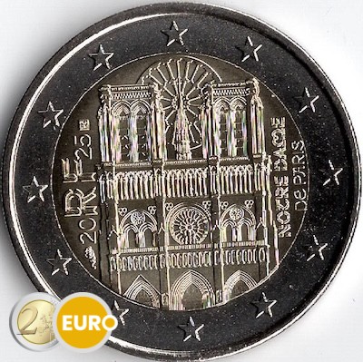 2 euros Francia 2025 - Notre Dame de París UNC
