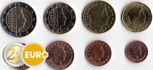 Euro set UNC Luxembourg 2025