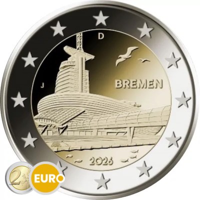 2 euros Alemania 2026 - Bremen Casa del climat UNC
