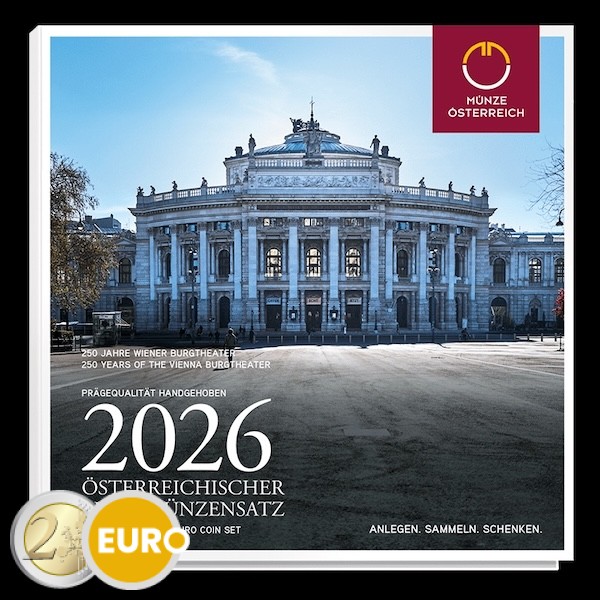 Serie de euro BU FDC Austria 2026