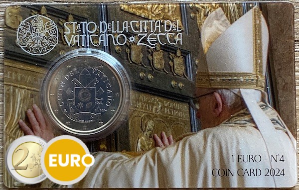 1 euro Vatican 2024 coincard nr 04
