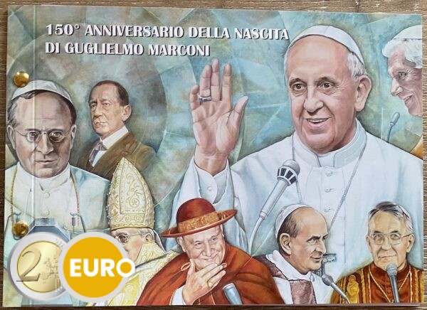 2 euro Vatican 2024 - Marconi BU FDC Numisletter