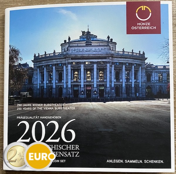 Serie de euro BU FDC Austria 2026