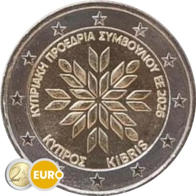 2 euros Chipre 2026 - Presidencia de la UE UNC