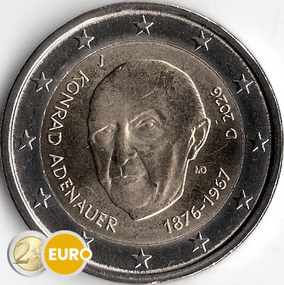 2 euros Alemania 2026 - Konrad Adenauer UNC
