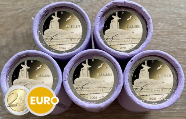 Rollos 2 euros Alemania 2026 - ADFGJ Bremen Casa del climat