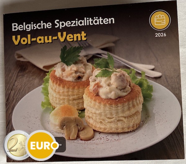 Euro set BU FDC Belgie 2026 Vol-au-vent - WMF
