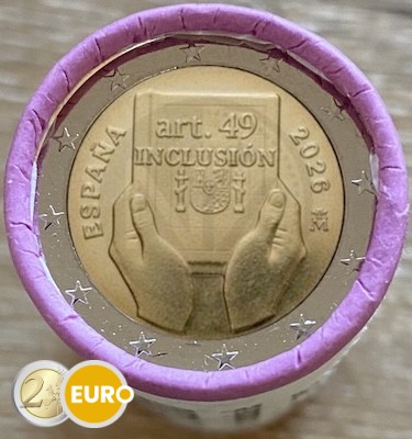 Rollo 2 euros España 2026 - Inclusión