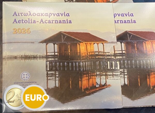 Serie de euro BU FDC Grecia 2026 Etolia-Acarnania