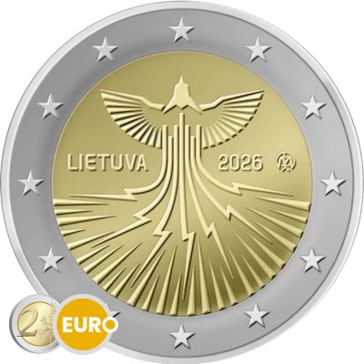 2 euros Lituania 2026 - Independencia energética UNC